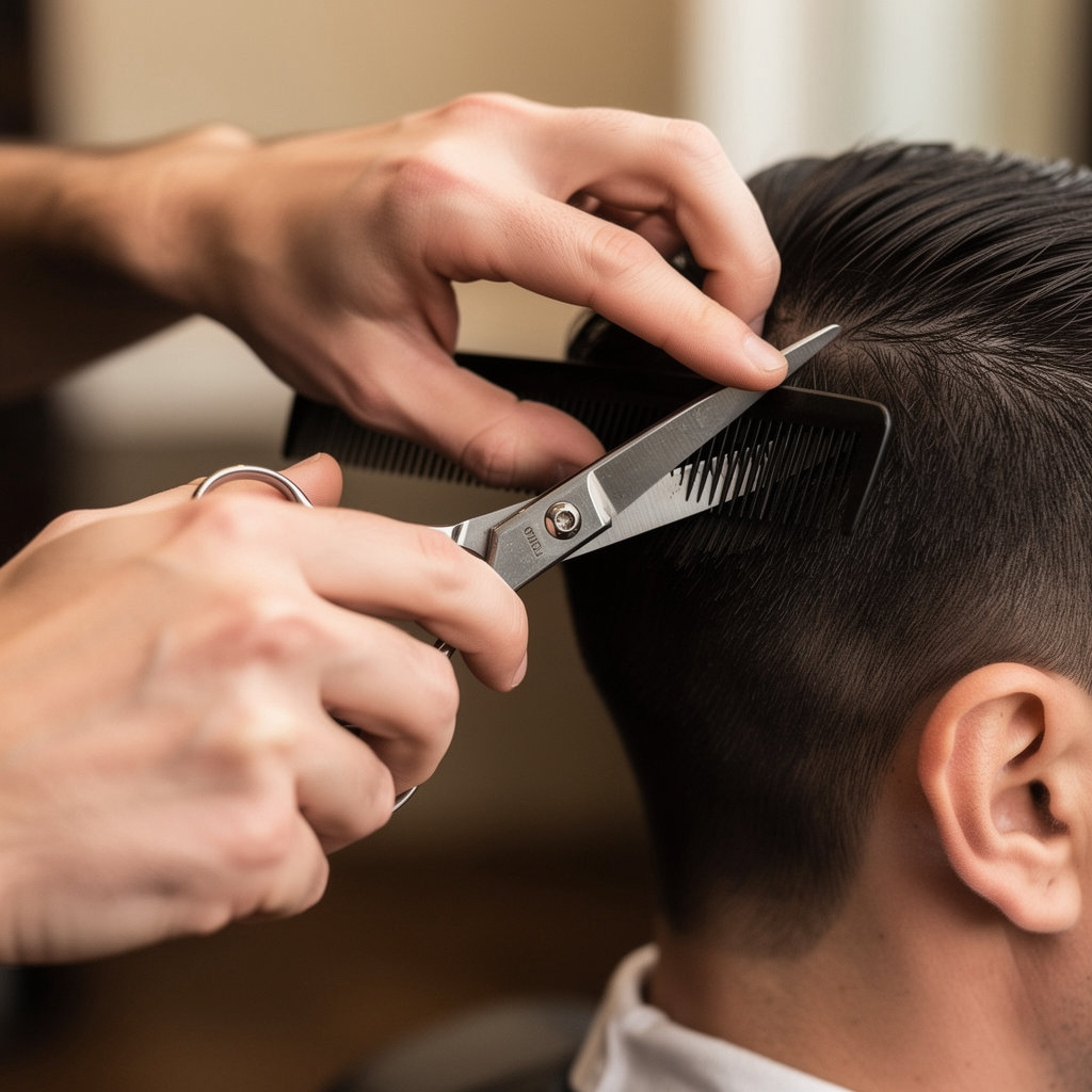 State St Barber Santa Barbara professional barber providing a precision haircut service